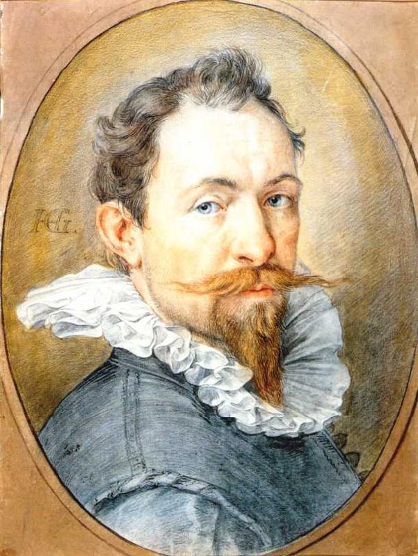 GOLTZIUS, Hendrick Self-Portrait dg France oil painting art